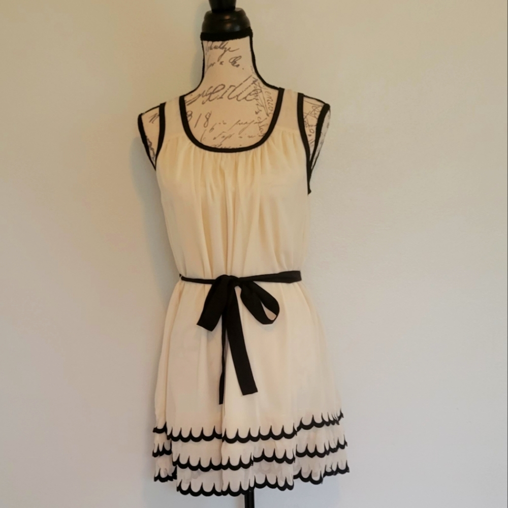 Tan and black dress size small